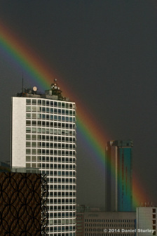 PHOTOS OF RAINBOWS OVER THE CITY